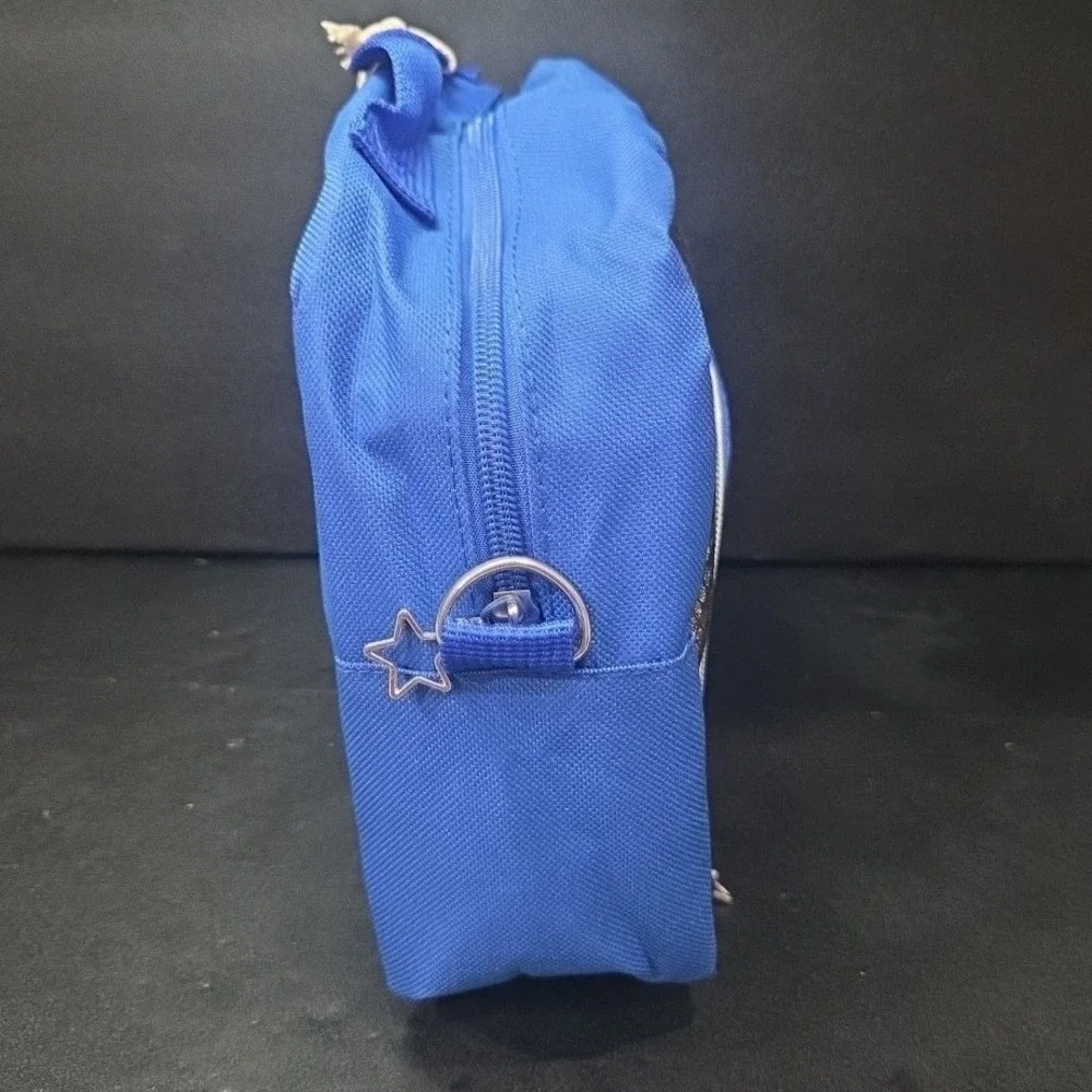 Pomkinz Pet Pals 5-Piece Plush Toy Set with Iridescent Blue‎ Carrying Case Bag